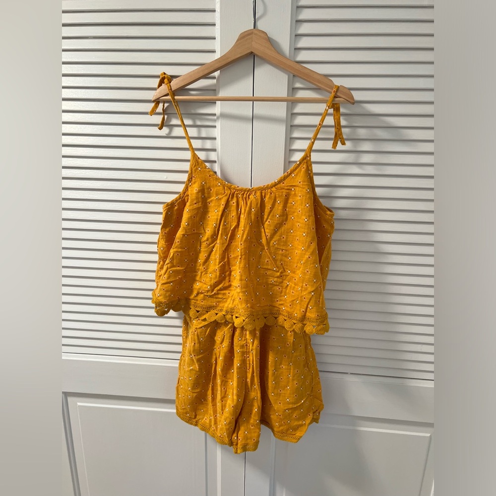 Aerie Crotchet Romper
